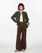 Button - Up Cable Knit Cardigan - COPPING THREADS - CT Select