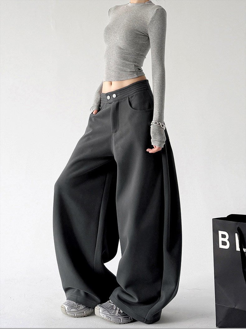 Button-Waist Balloon Sweatpants - CT225 - COPPING THREADS - CT ORIGINALS