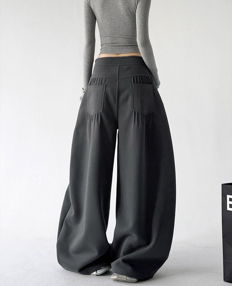 Button-Waist Balloon Sweatpants - CT225 Secondary image