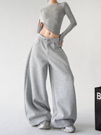 Button-Waist Balloon Sweatpants - CT225 - COPPING THREADS - CT ORIGINALS