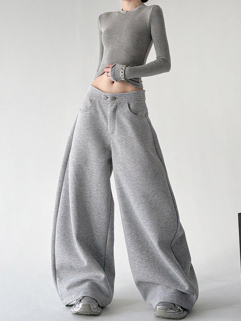 Button-Waist Balloon Sweatpants - CT225 - COPPING THREADS - CT ORIGINALS