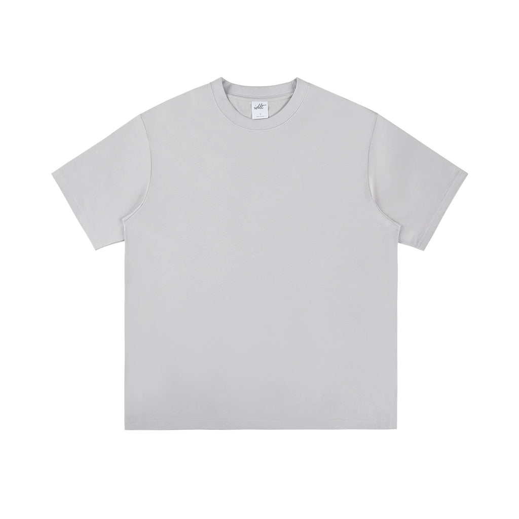 IDLT T-shirt, light gray front.