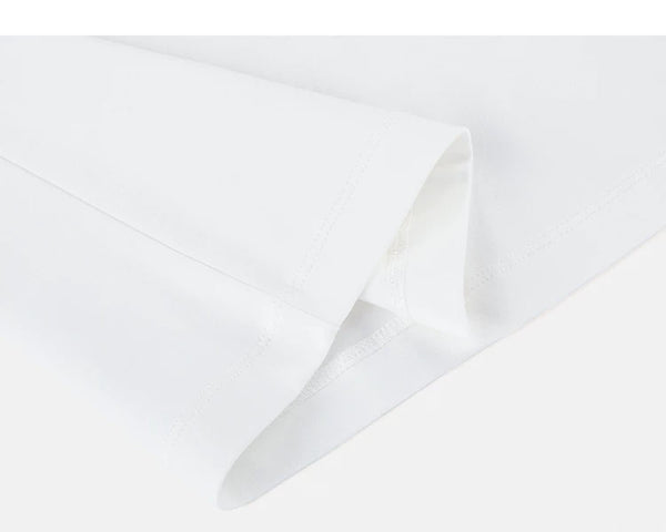 IDLT raglan T-shirt, white folded hem.