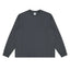 IDLT long sleeve T-shirt, dark gray front.