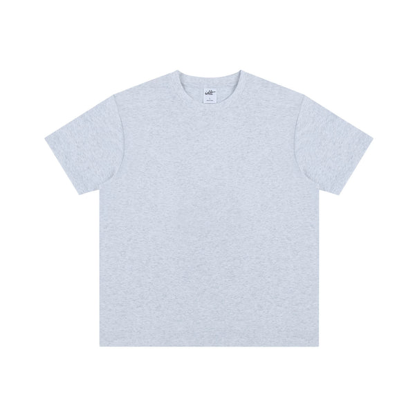 IDLT T-shirt, heather gray front.
