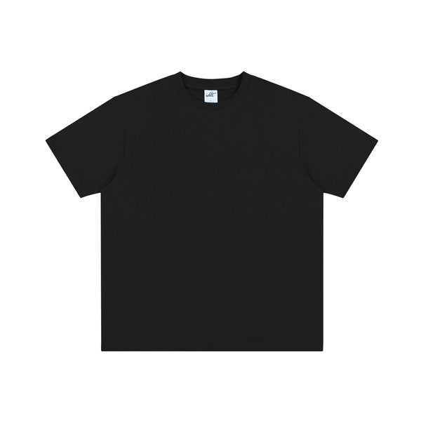 Classic-Fit Everyday Tee, black front view.
