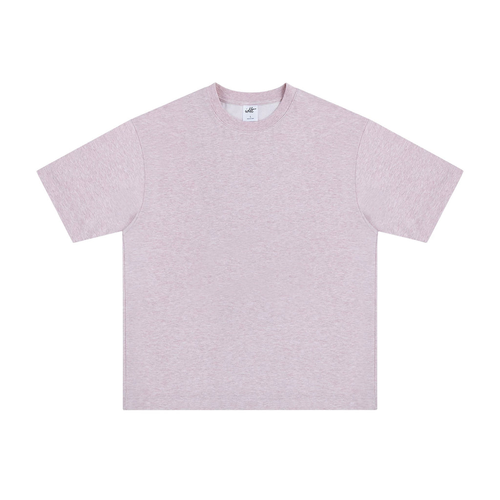 IDLT T-shirt, pink front.