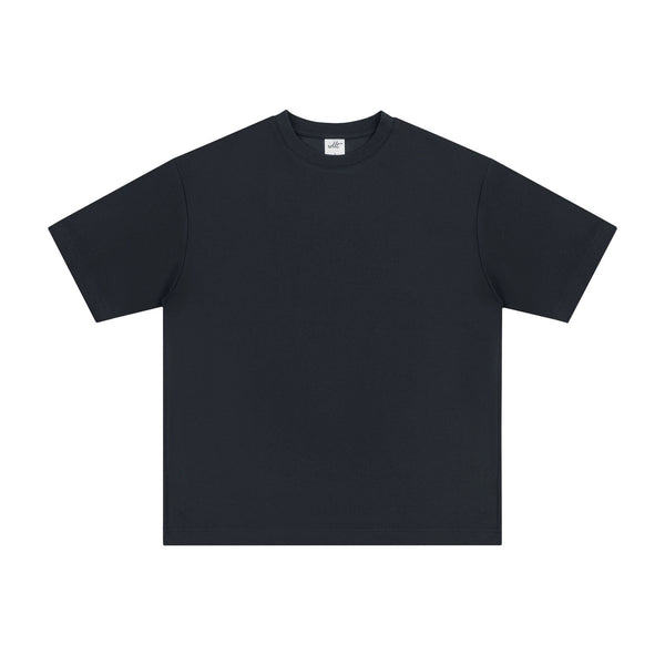 IDLT T-shirt, black front.