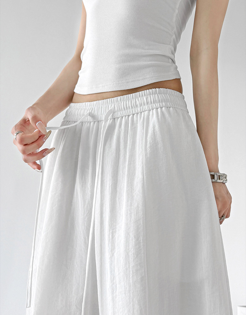 Linen Blend Extra Wide Leg Pants - CT66120