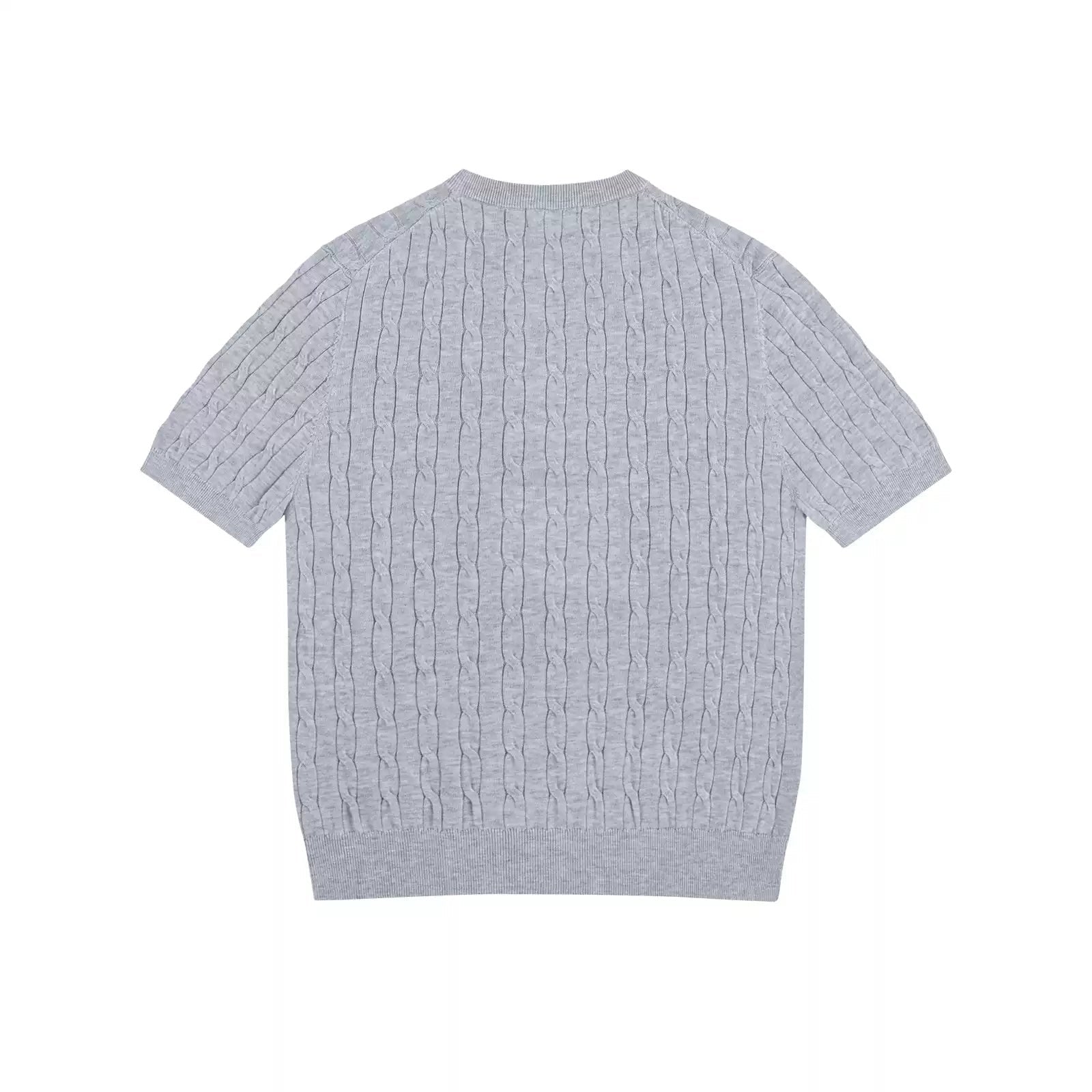 Cable-Knit Crewneck Tee 서브 이미지