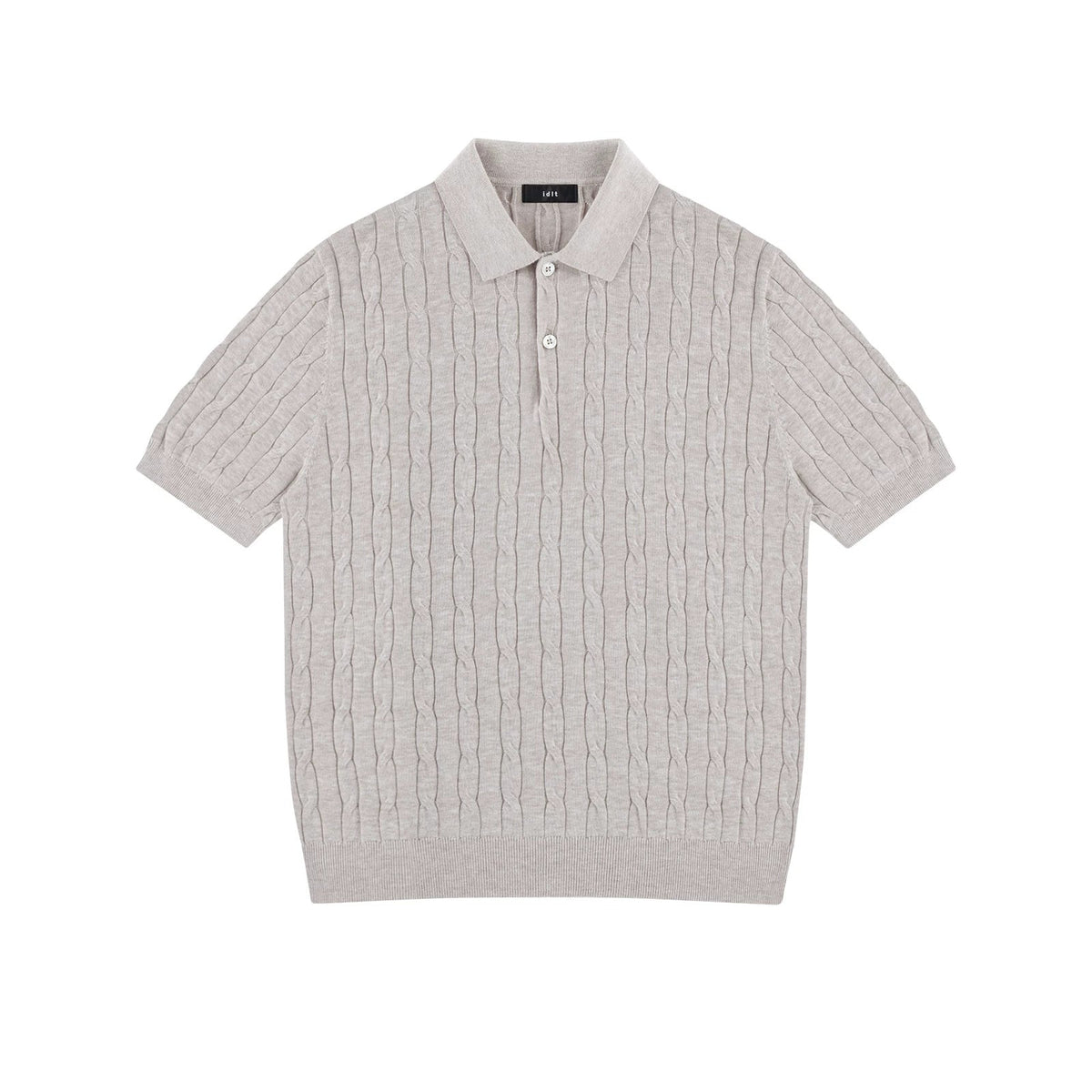 Cable-Knit Polo - COPPING THREADS - IDLT 메인 이미지