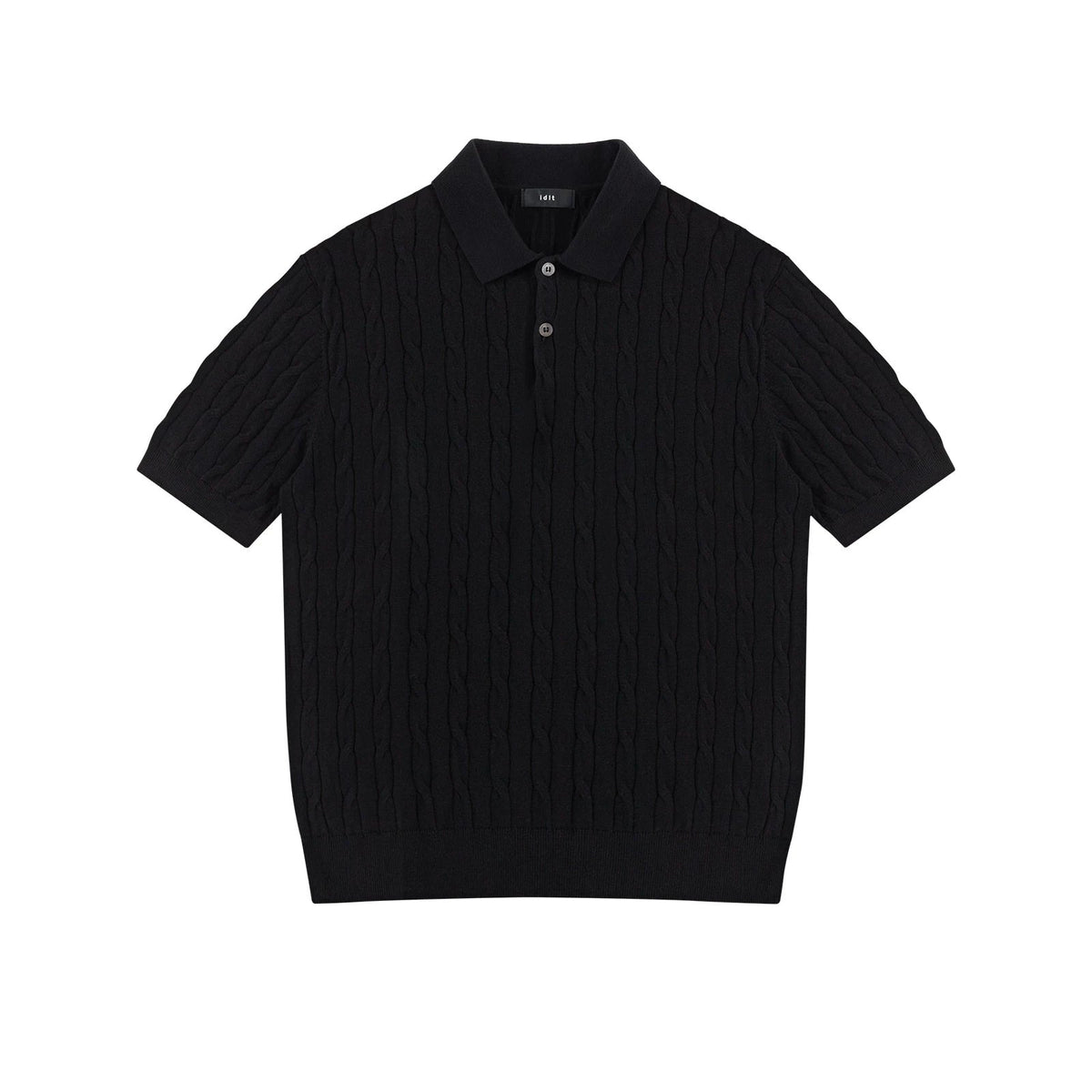Cable-Knit Polo - COPPING THREADS - IDLT