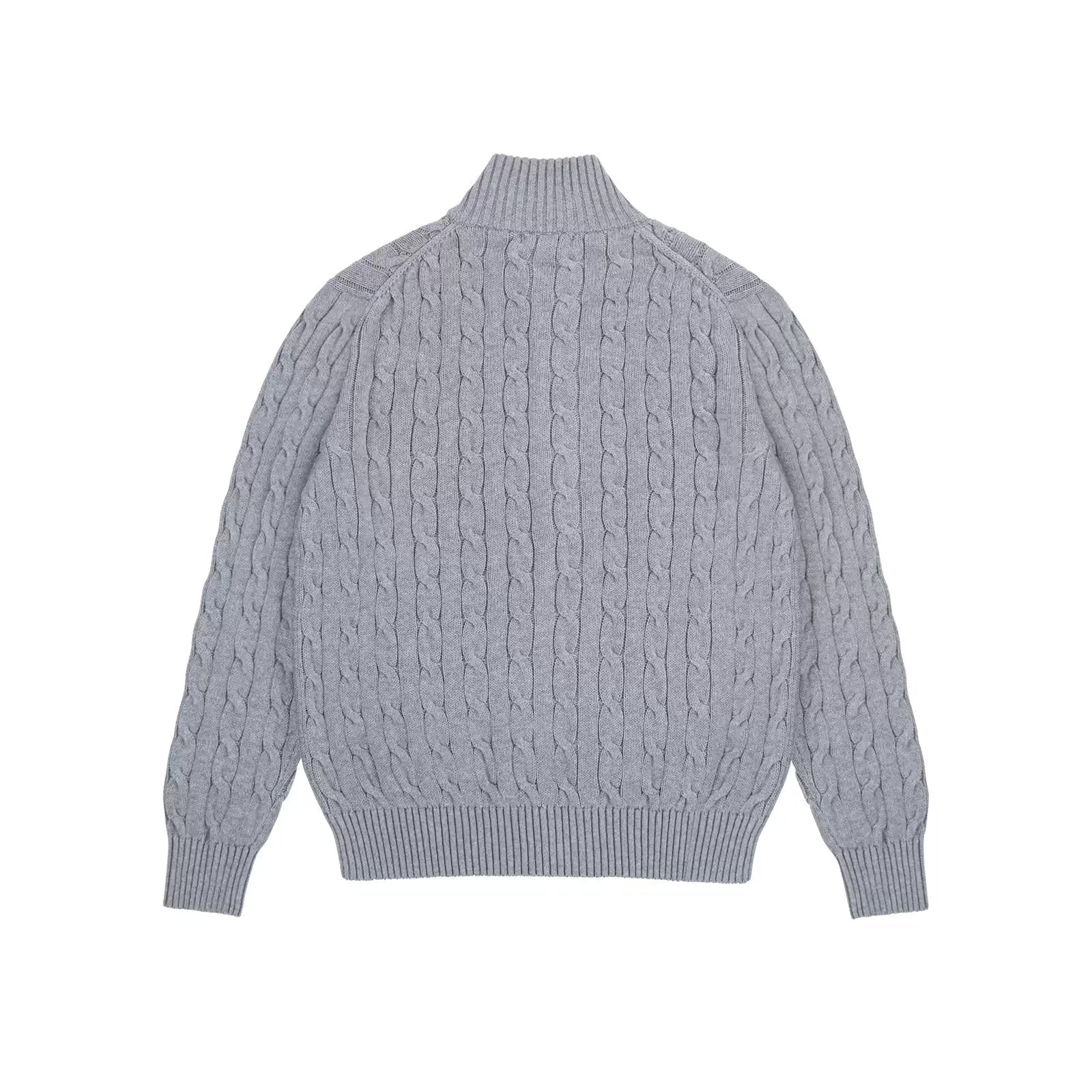 Cable-Knit Zip Cardigan 서브 이미지