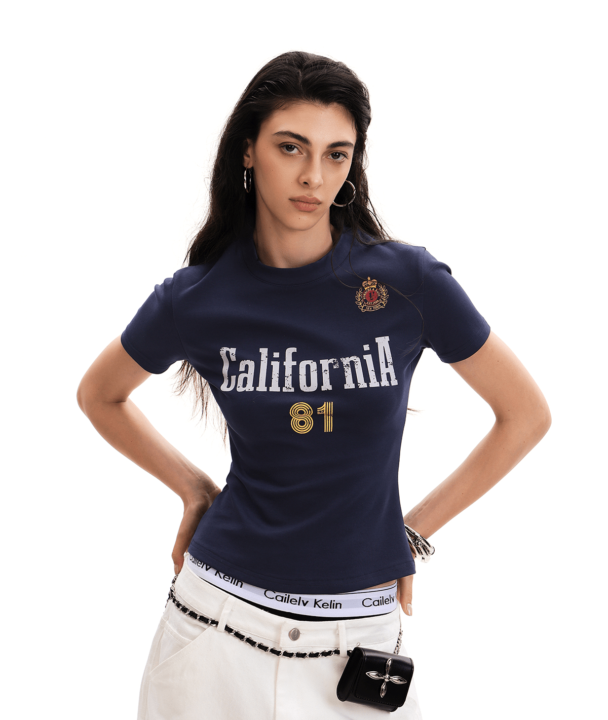 California 81 Fitted Jersey Tee - COPPING THREADS - 0123Start