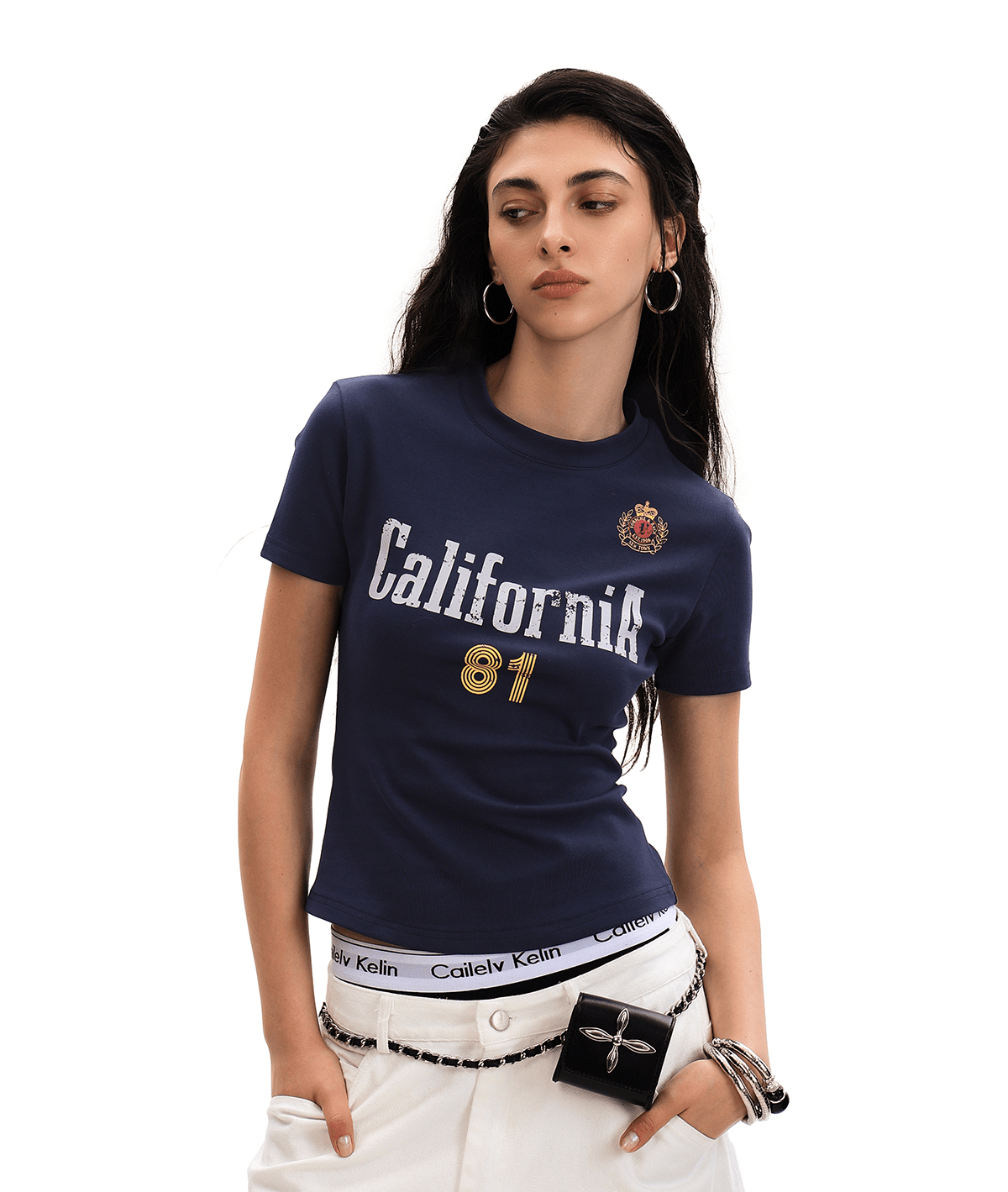 California 81 Fitted Jersey Tee Secondary image