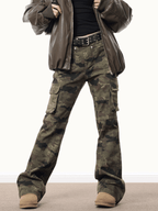 Camo Flared Cargo Pants - COPPING THREADS - 0123Start