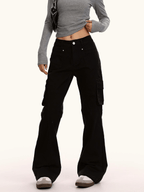 Camo Flared Cargo Pants - COPPING THREADS - 0123Start