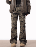 Camo Flared Cargo Pants - COPPING THREADS - 0123Start