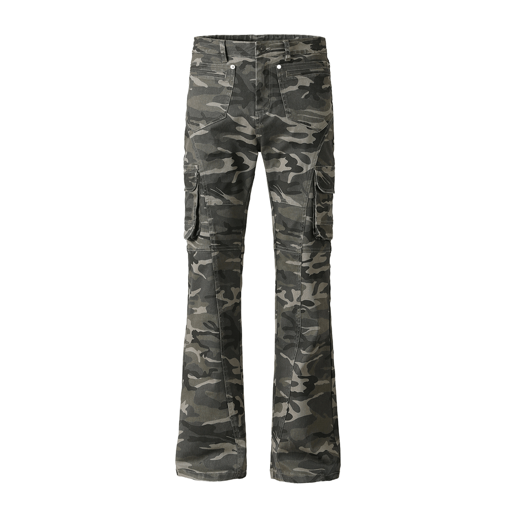 Camo Flared Cargo Pants - COPPING THREADS - 0123Start