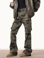 Camo Flared Cargo Pants - COPPING THREADS - 0123Start