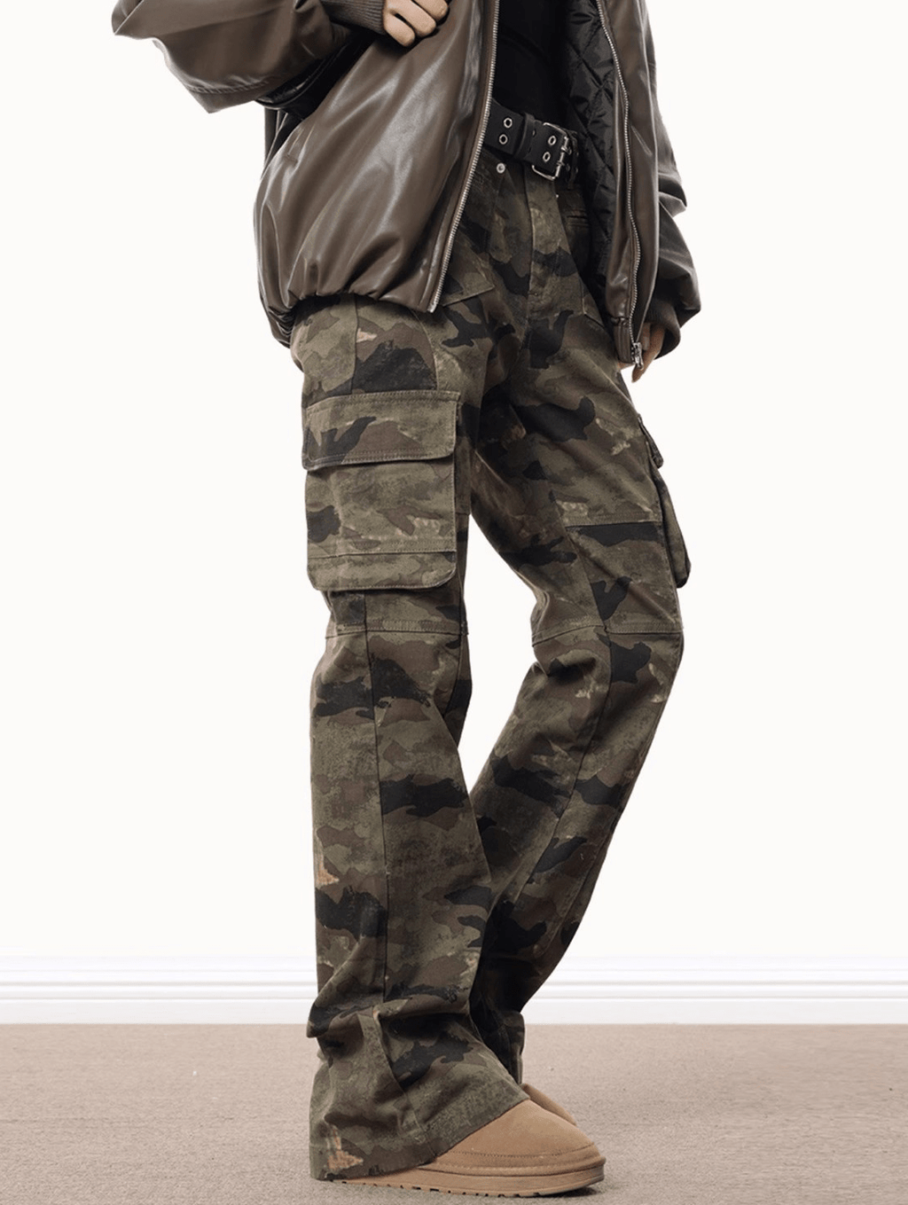 Camo Flared Cargo Pants - COPPING THREADS - 0123Start