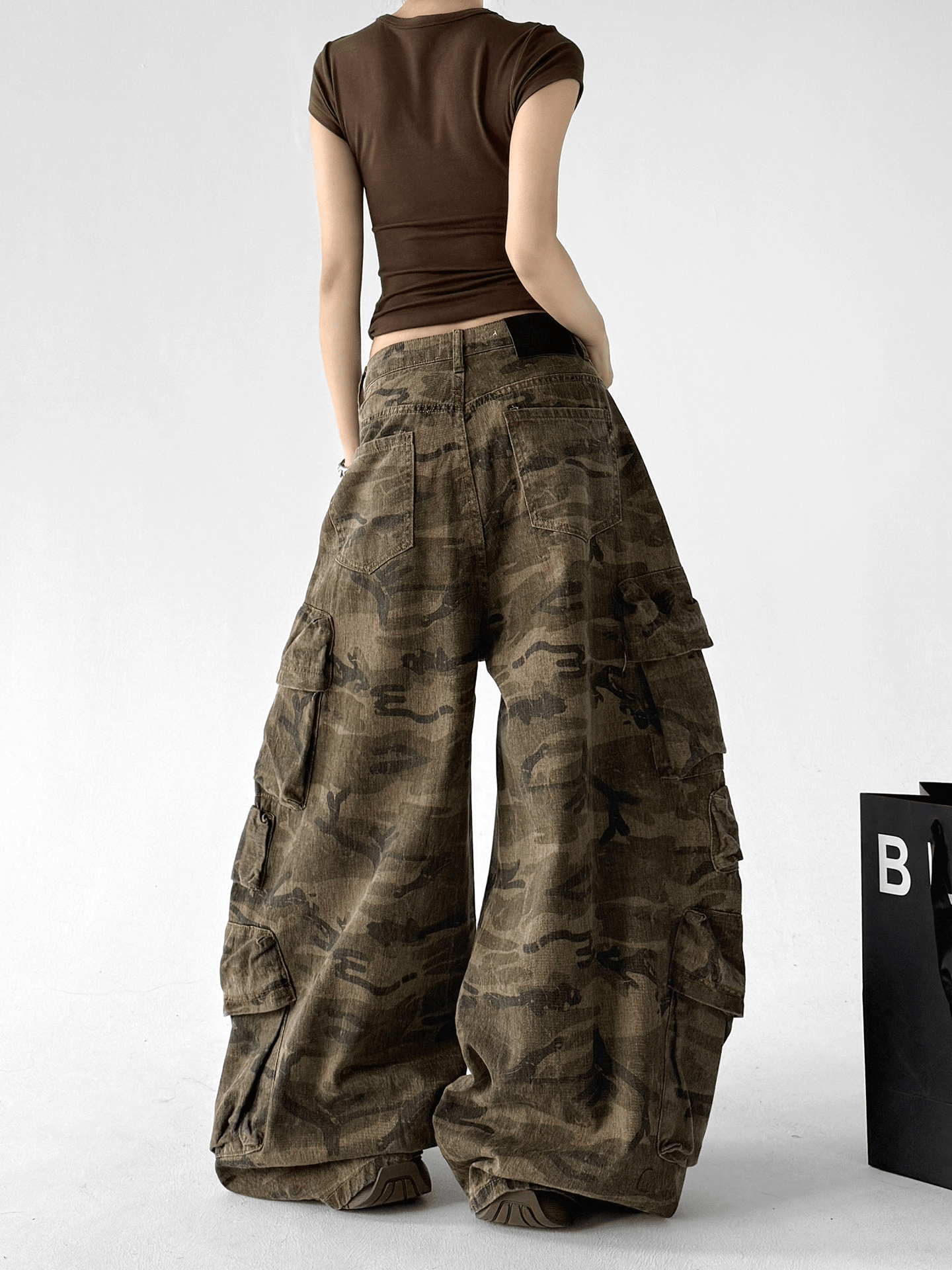 Camo Multi - Pocket Wide - Leg Cargo Pants - CT3059 - COPPING THREADS - CT Select