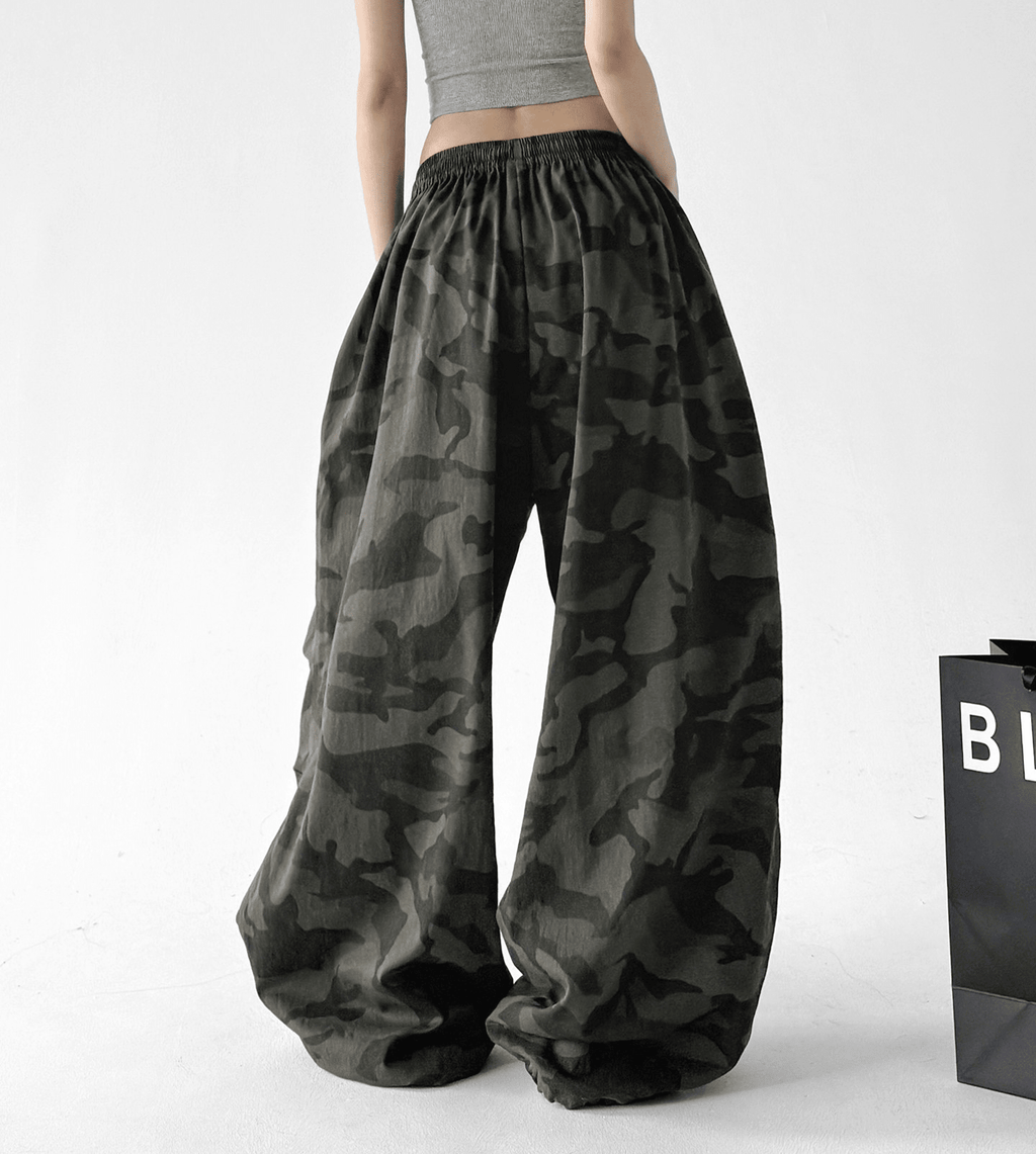Camo Parachute Wide - Leg Pants - CT206 - COPPING THREADS - CT Select