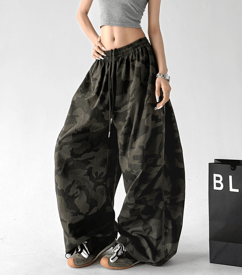 Camo Parachute Wide - Leg Pants - CT206 - COPPING THREADS - CT Select