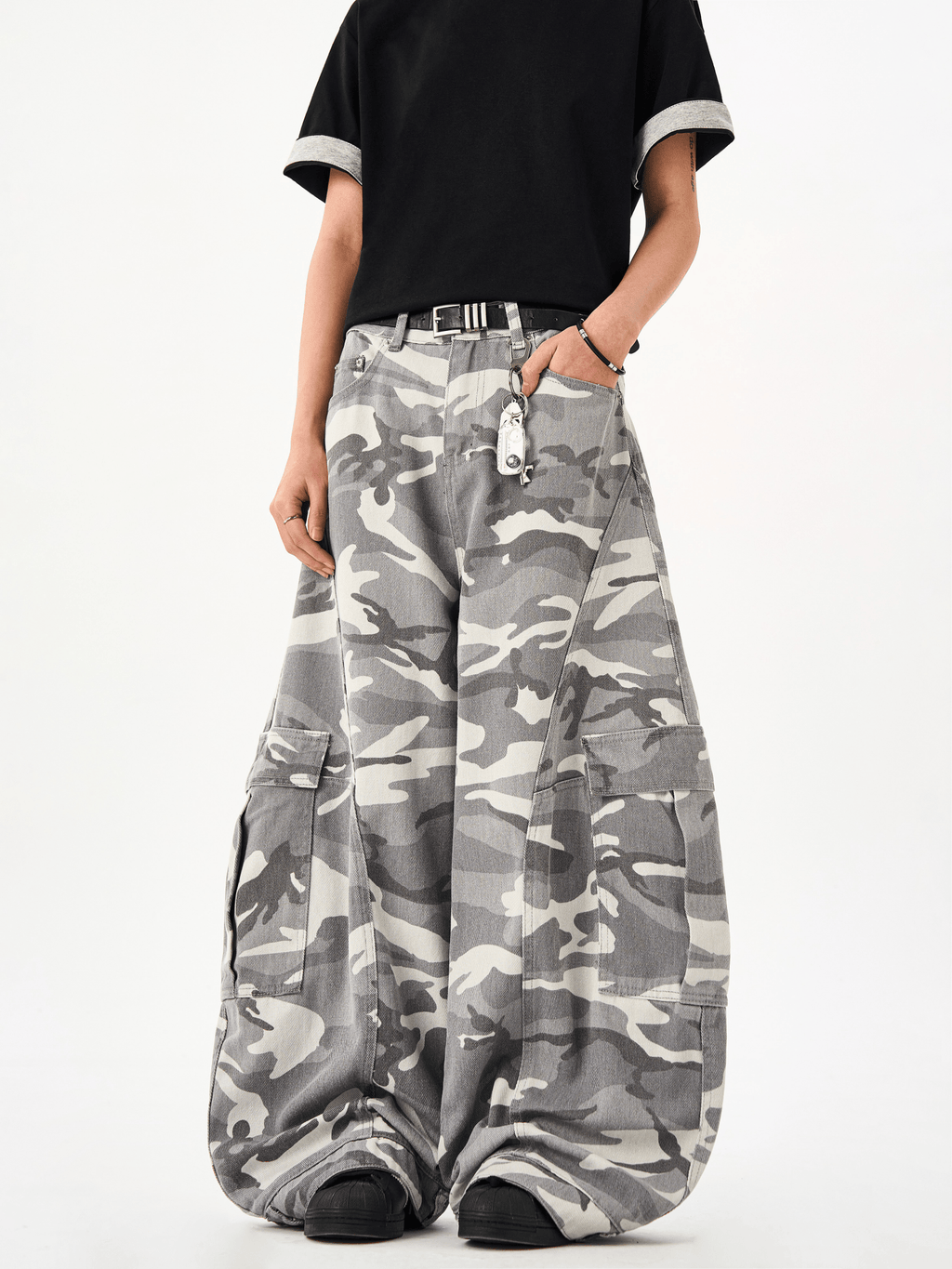 Camo Scythe - Cut Cargo Denim Pants - COPPING THREADS - CT Select