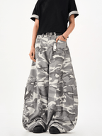 Camo Scythe - Cut Cargo Denim Pants - COPPING THREADS - CT Select