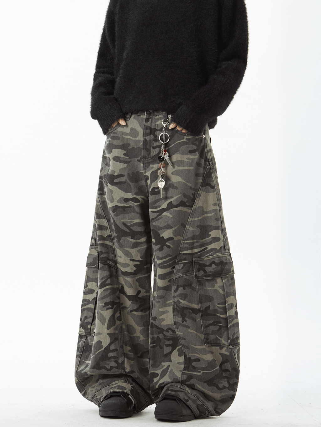 Camo Scythe - Cut Cargo Denim Pants - COPPING THREADS - CT Select