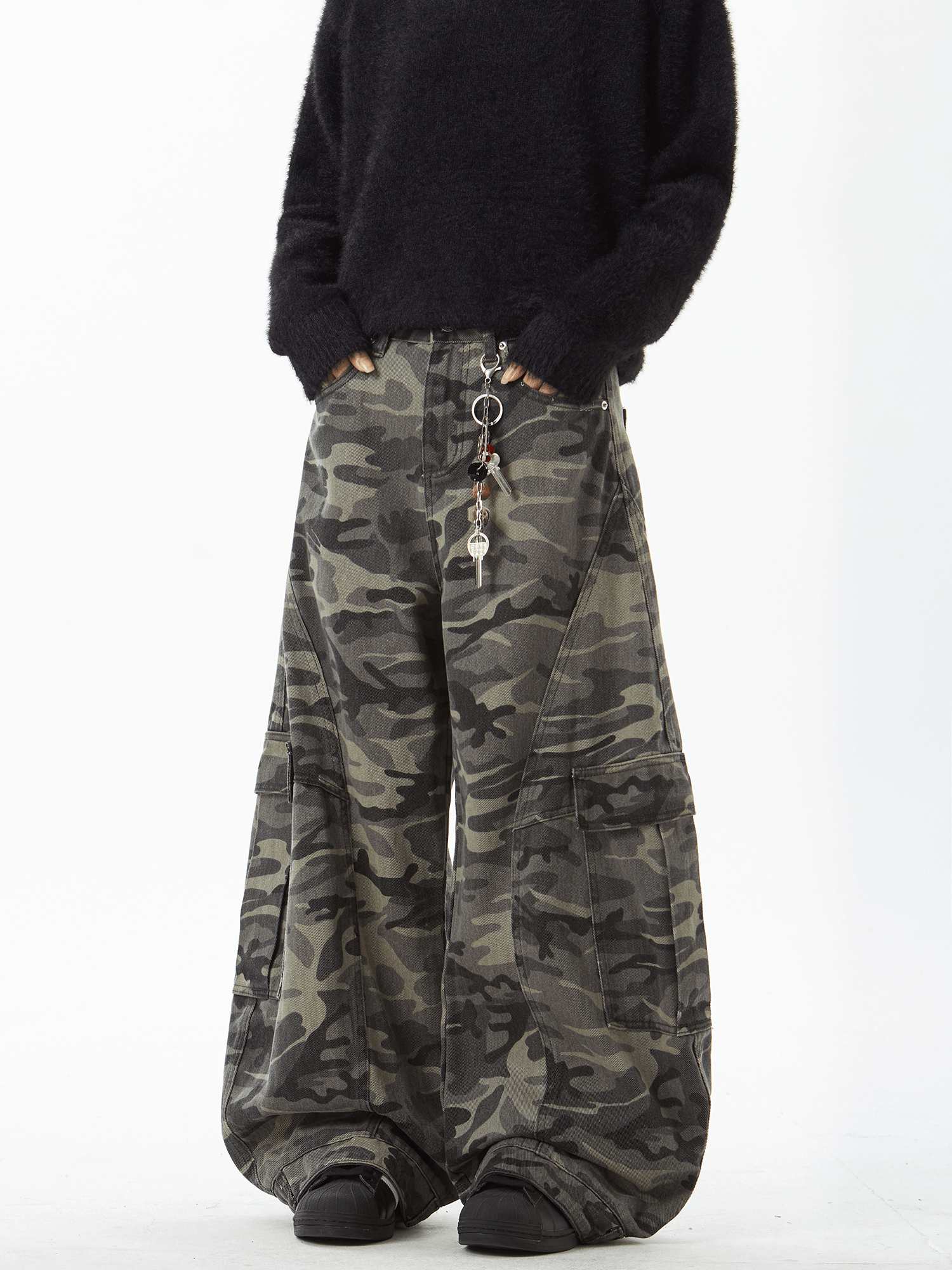 Camo Scythe - Cut Cargo Denim Pants - COPPING THREADS - CT Select