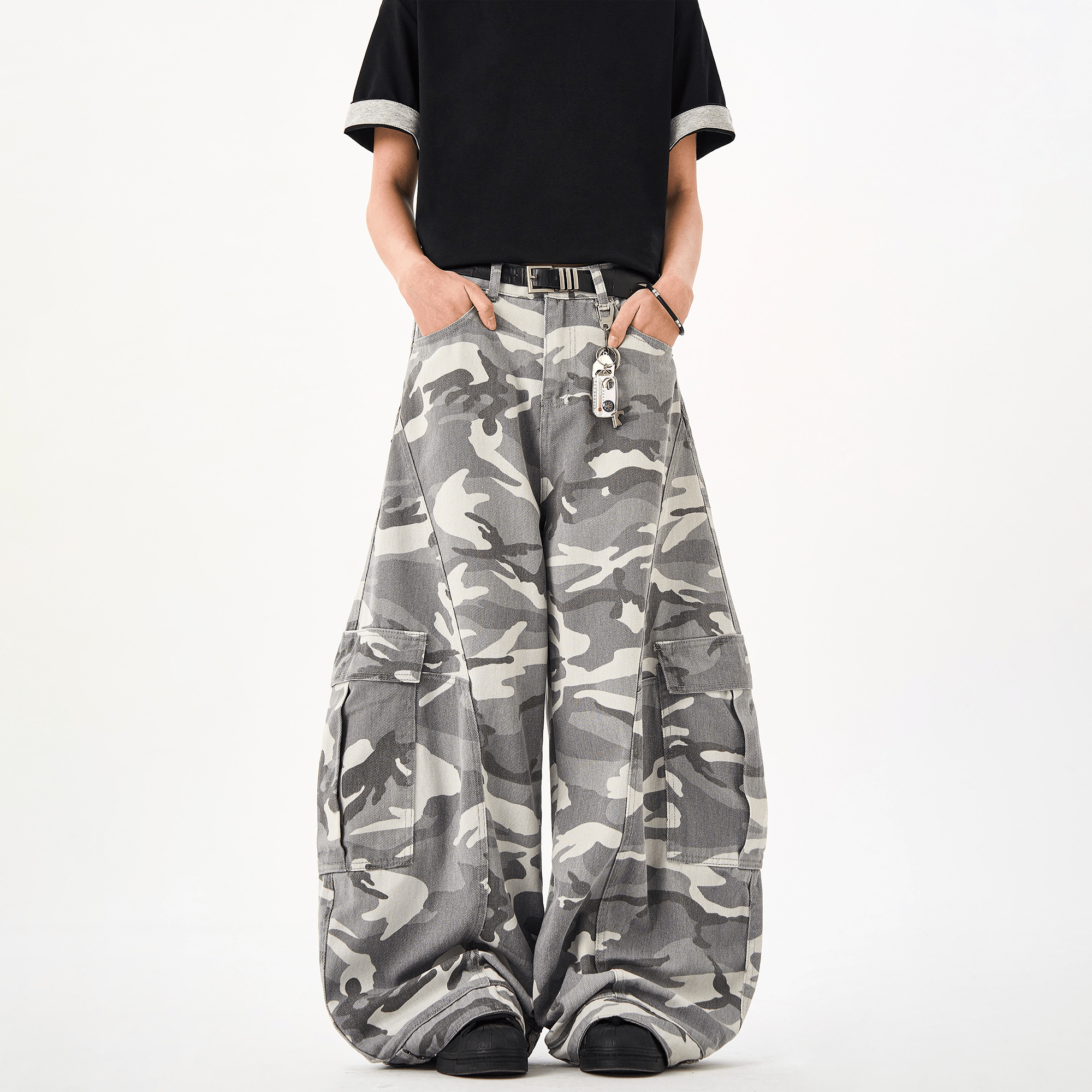 Camo Scythe - Cut Cargo Denim Pants - COPPING THREADS - CT Select