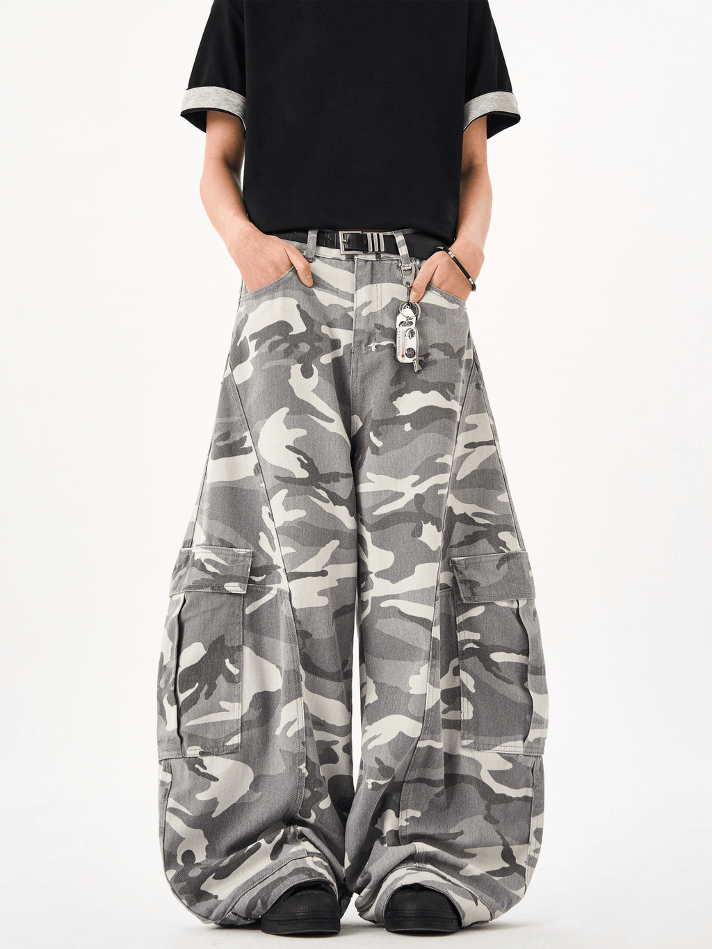 Camo Scythe - Cut Cargo Denim Pants - COPPING THREADS - CT Select