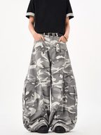 Camo Scythe - Cut Cargo Denim Pants - COPPING THREADS - CT Select