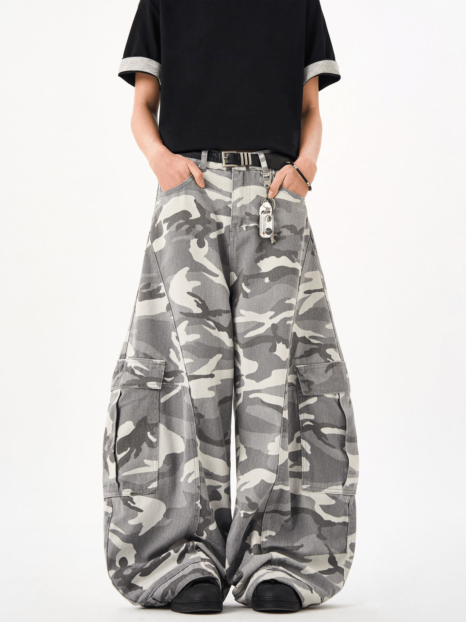 Camo Scythe - Cut Cargo Denim Pants - COPPING THREADS - CT Select