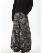 Camo Scythe - Cut Cargo Denim Pants - COPPING THREADS - CT Select