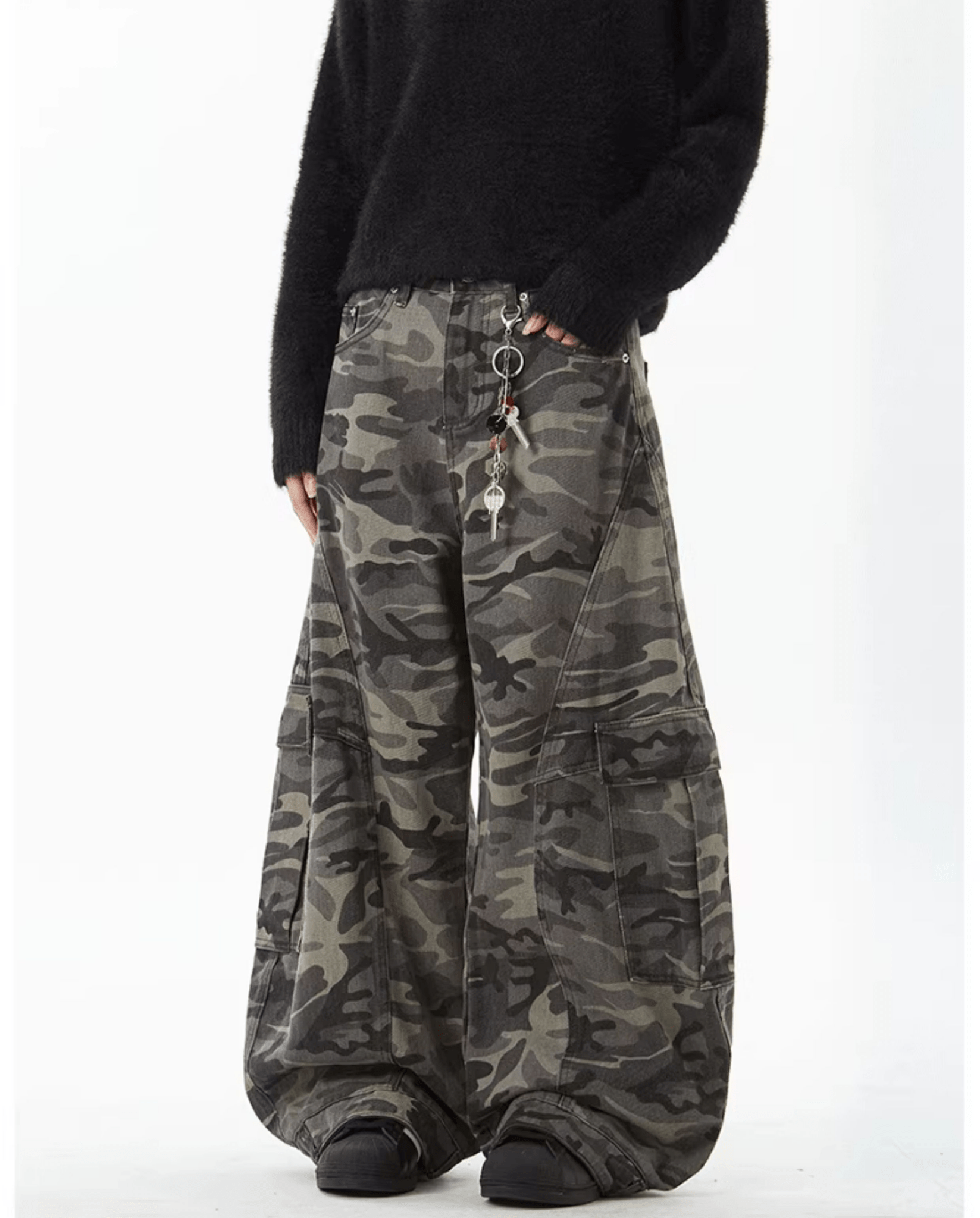 Camo Scythe - Cut Cargo Denim Pants - COPPING THREADS - CT Select