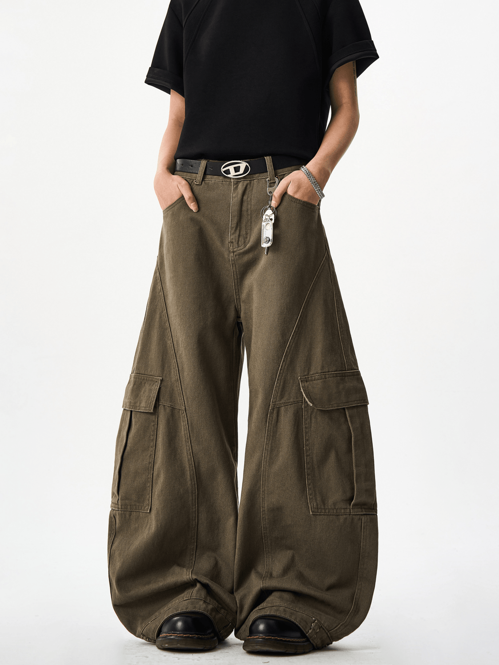 Camo Scythe - Cut Cargo Denim Pants - COPPING THREADS - CT Select