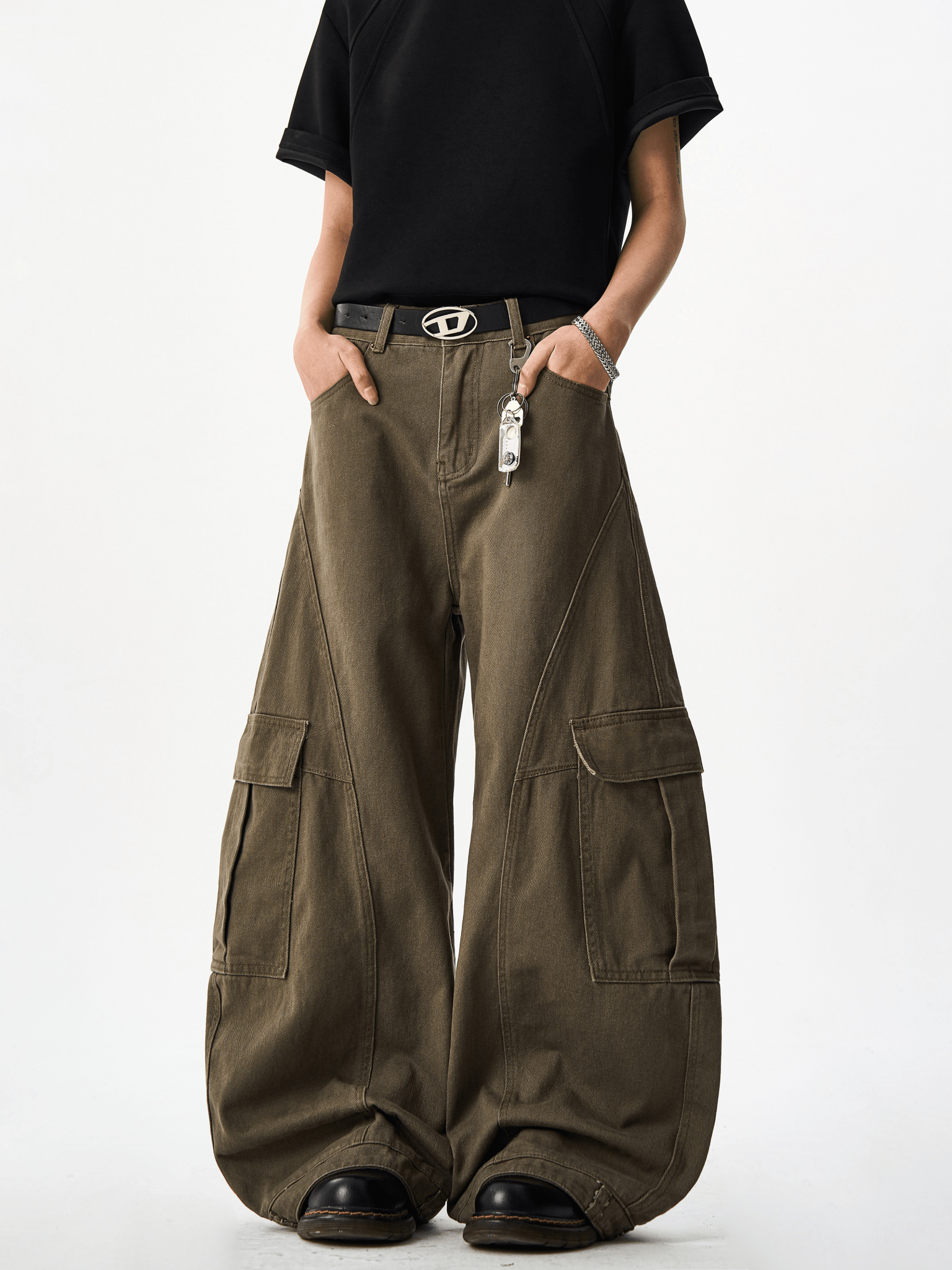 Camo Scythe - Cut Cargo Denim Pants - COPPING THREADS - CT Select