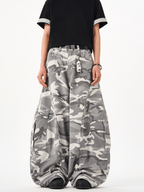 Camo Scythe - Cut Cargo Denim Pants - COPPING THREADS - CT Select