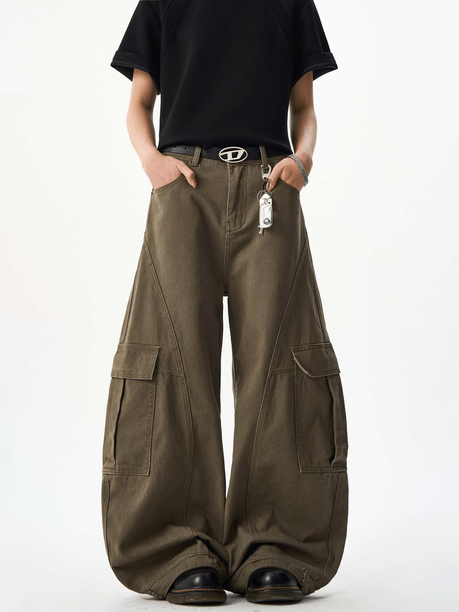 Camo Scythe - Cut Cargo Denim Pants - COPPING THREADS - CT Select