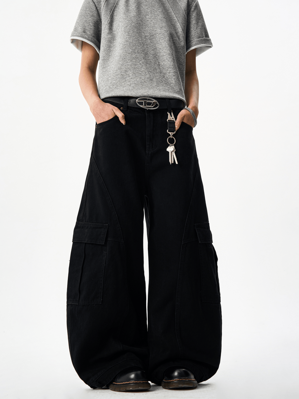 Camo Scythe - Cut Cargo Denim Pants - COPPING THREADS - CT Select