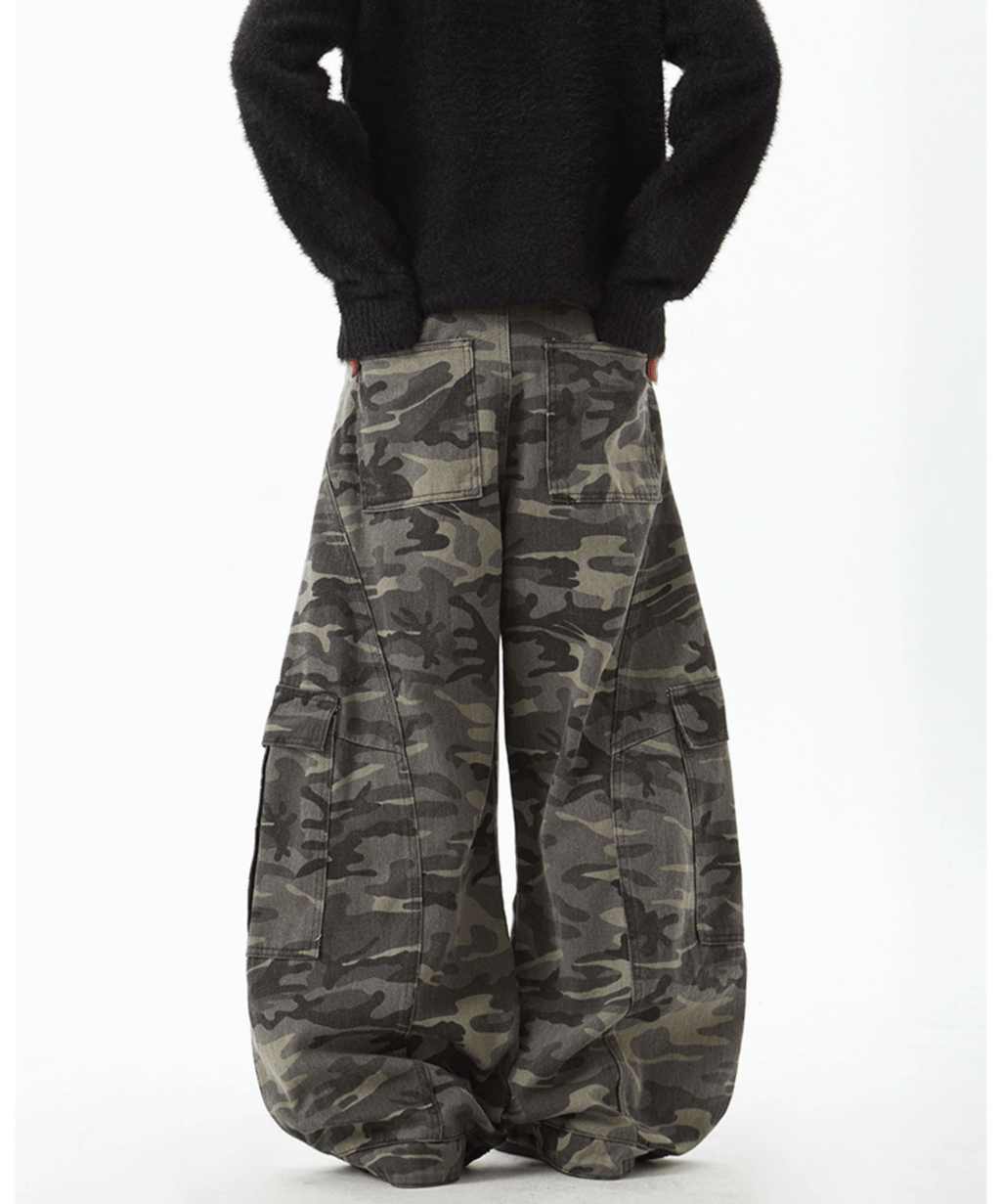 Camo Scythe - Cut Cargo Denim Pants - COPPING THREADS - CT Select