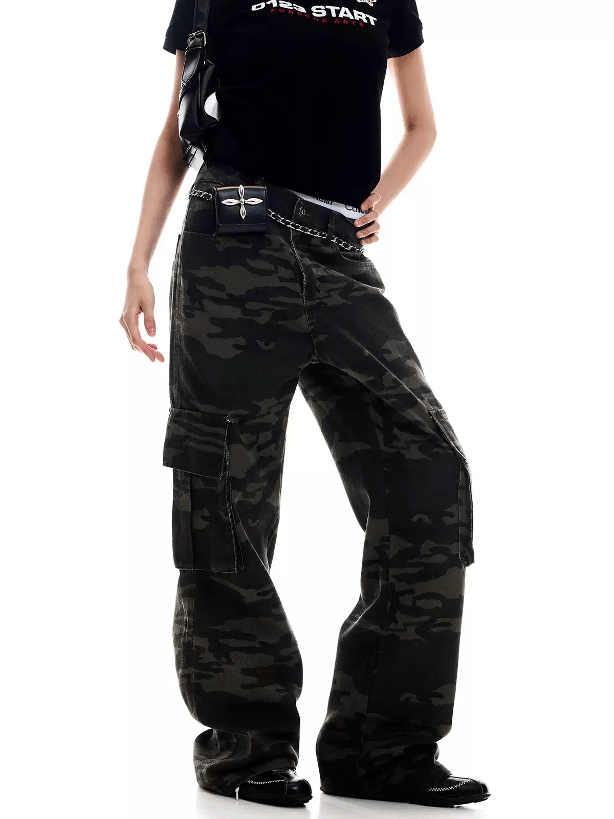Camo Straight - Leg Cargo Pants - COPPING THREADS - CT Select