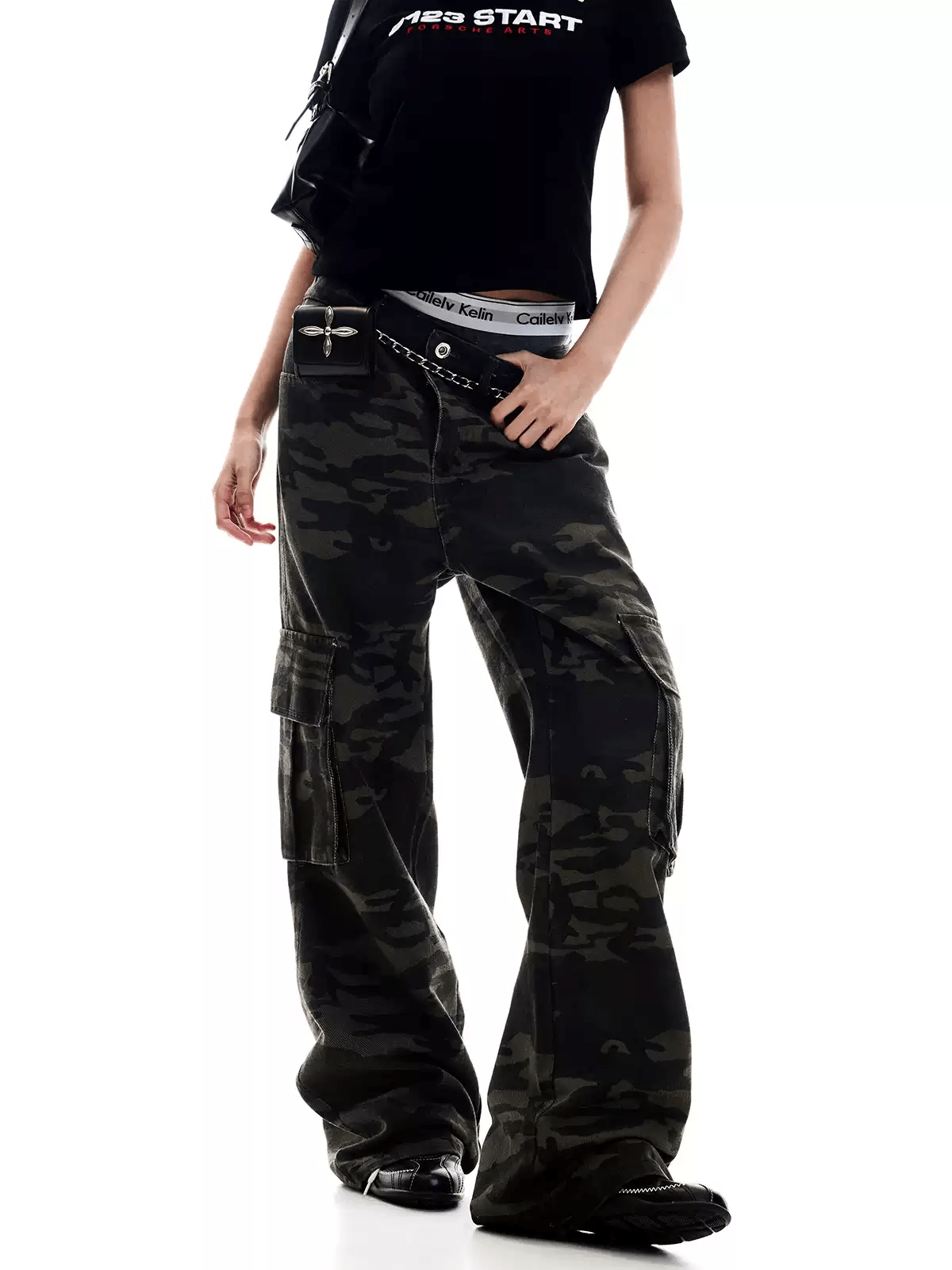 Camo Straight - Leg Cargo Pants - COPPING THREADS - CT Select
