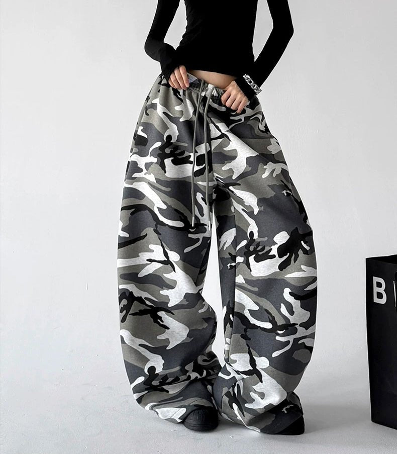 Camouflage Wide-Leg Sweatpants - COPPING THREADS - CT ORIGINALS