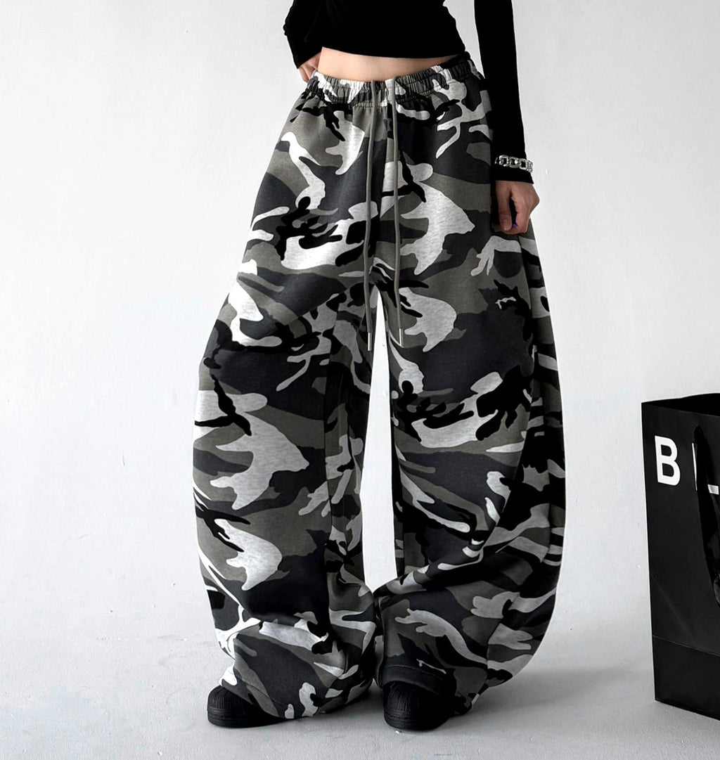Camouflage Wide-Leg Sweatpants - COPPING THREADS - CT ORIGINALS