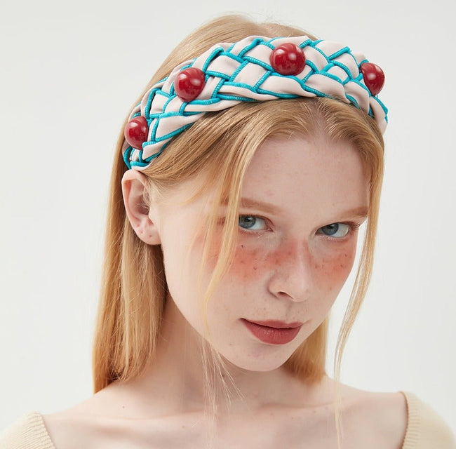 Candy Braided Headband - COPPING THREADS - COPPING THREADS Hover Image