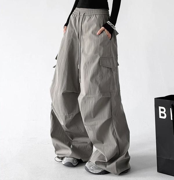 Cargo-Pocket Wide-Leg Pants - COPPING THREADS - CT ORIGINALS
